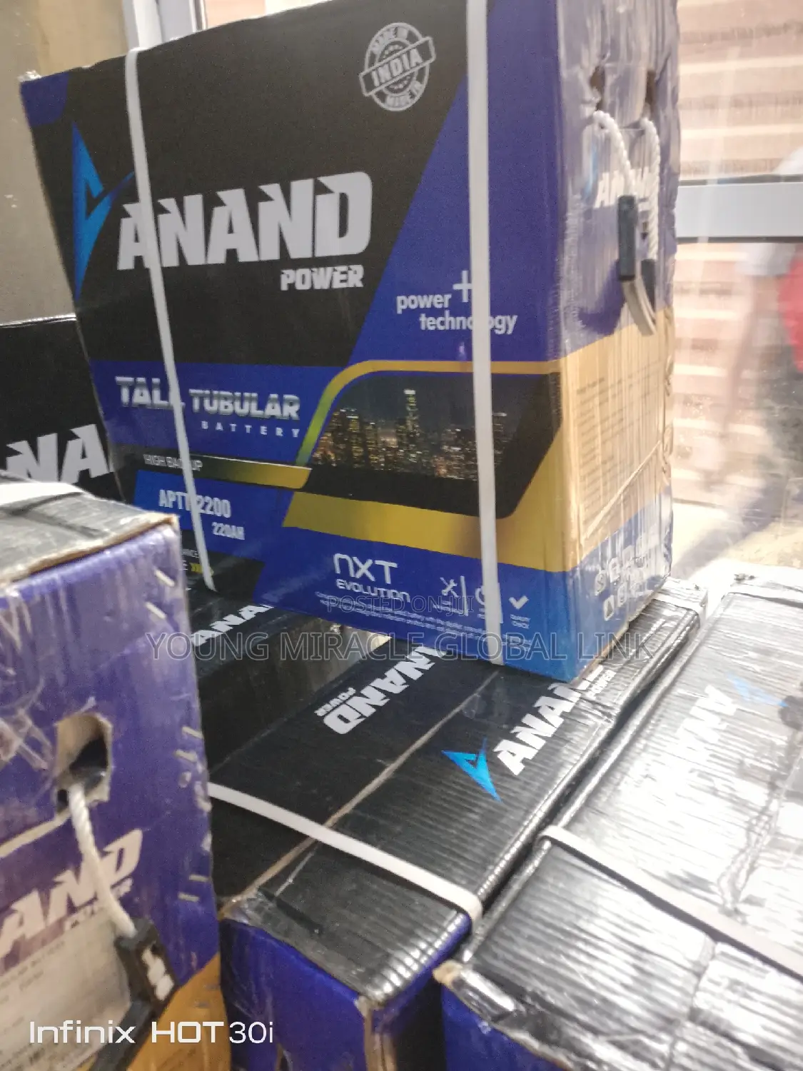 Original 220ah/12v Indian Battery