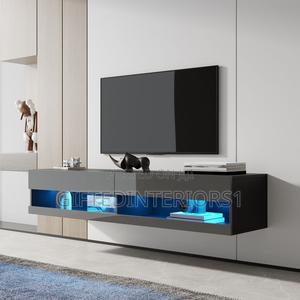 Classy Tv Console With Lightinings