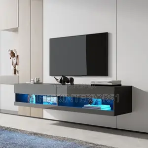 Classy Tv Console With Lightinings