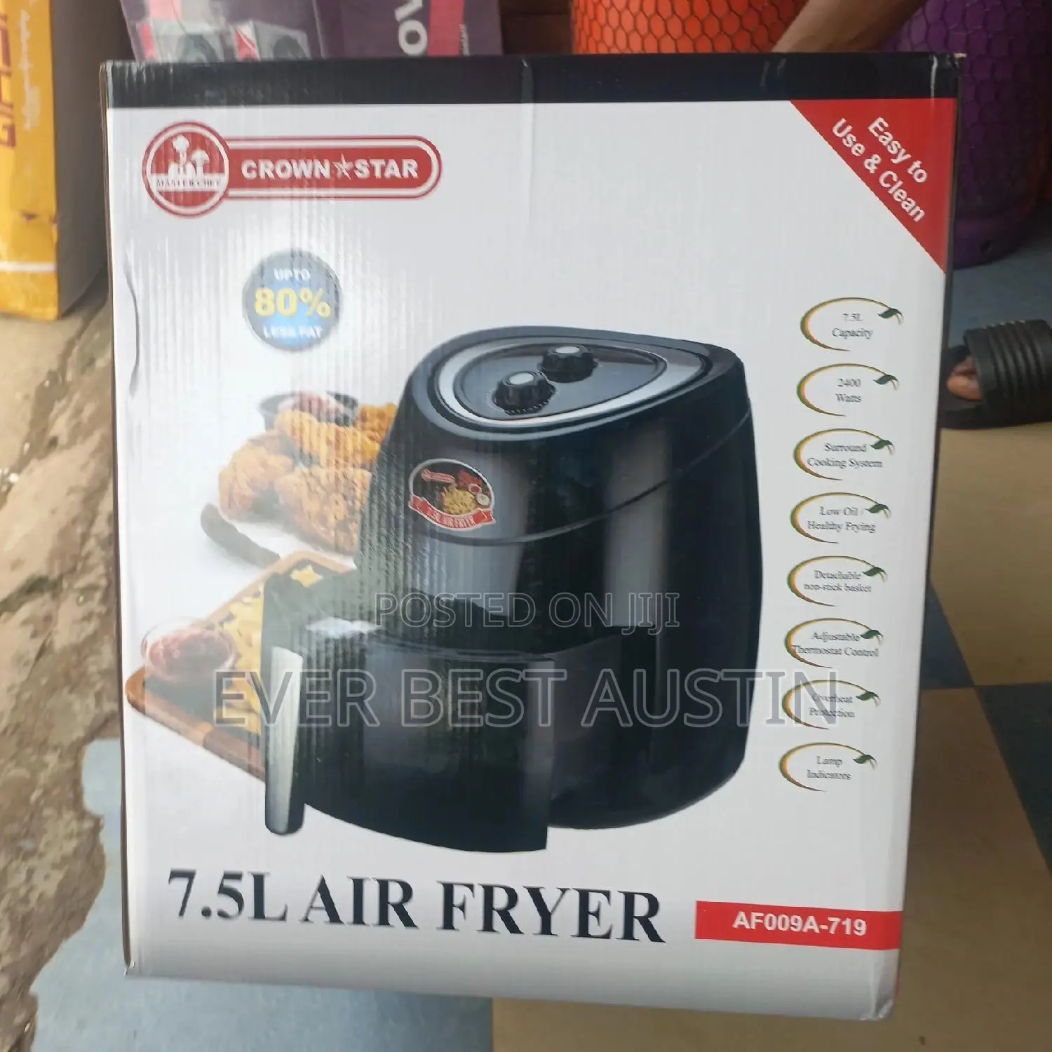 Crown Star 7.5litres Airfryer