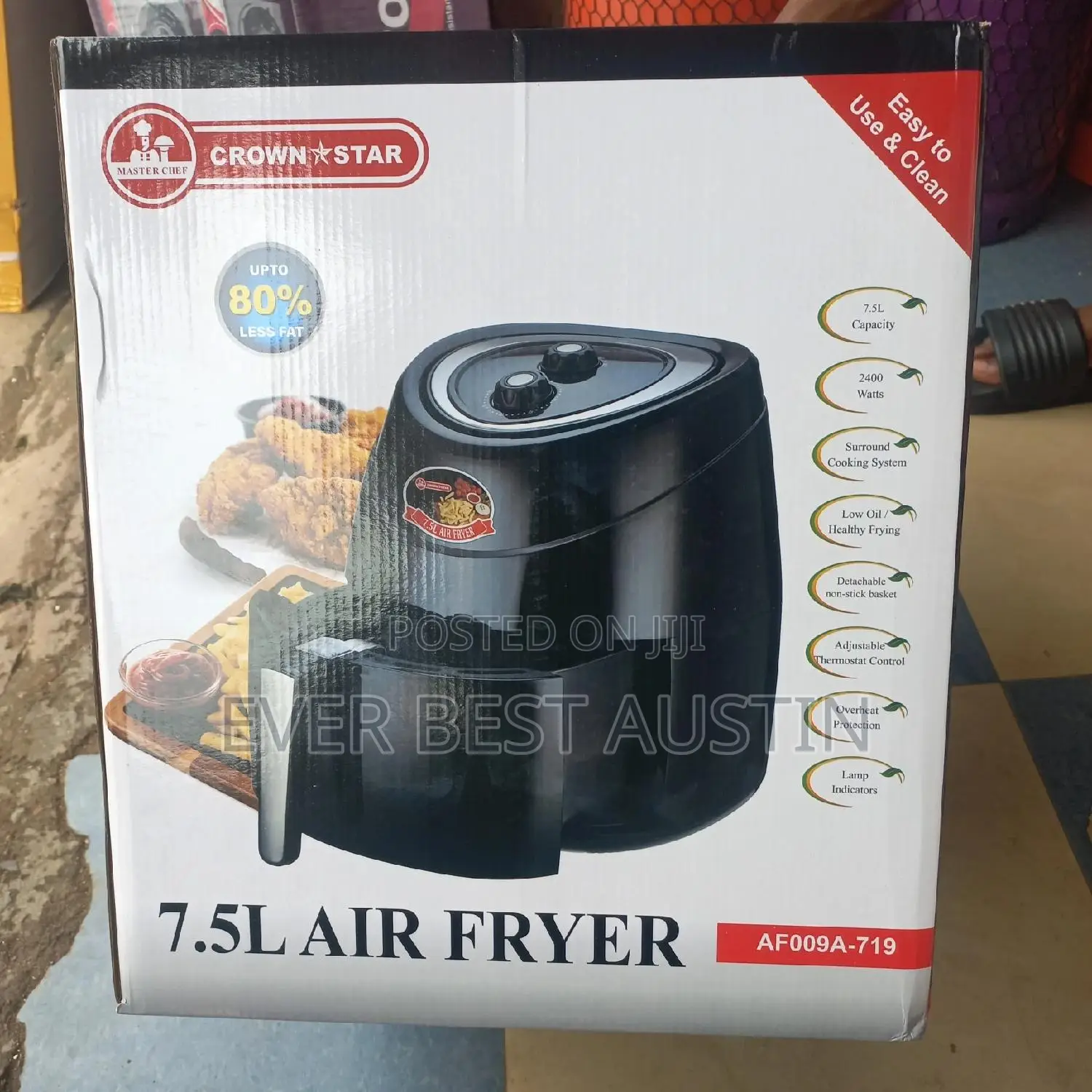 Crown Star 7.5litres Airfryer