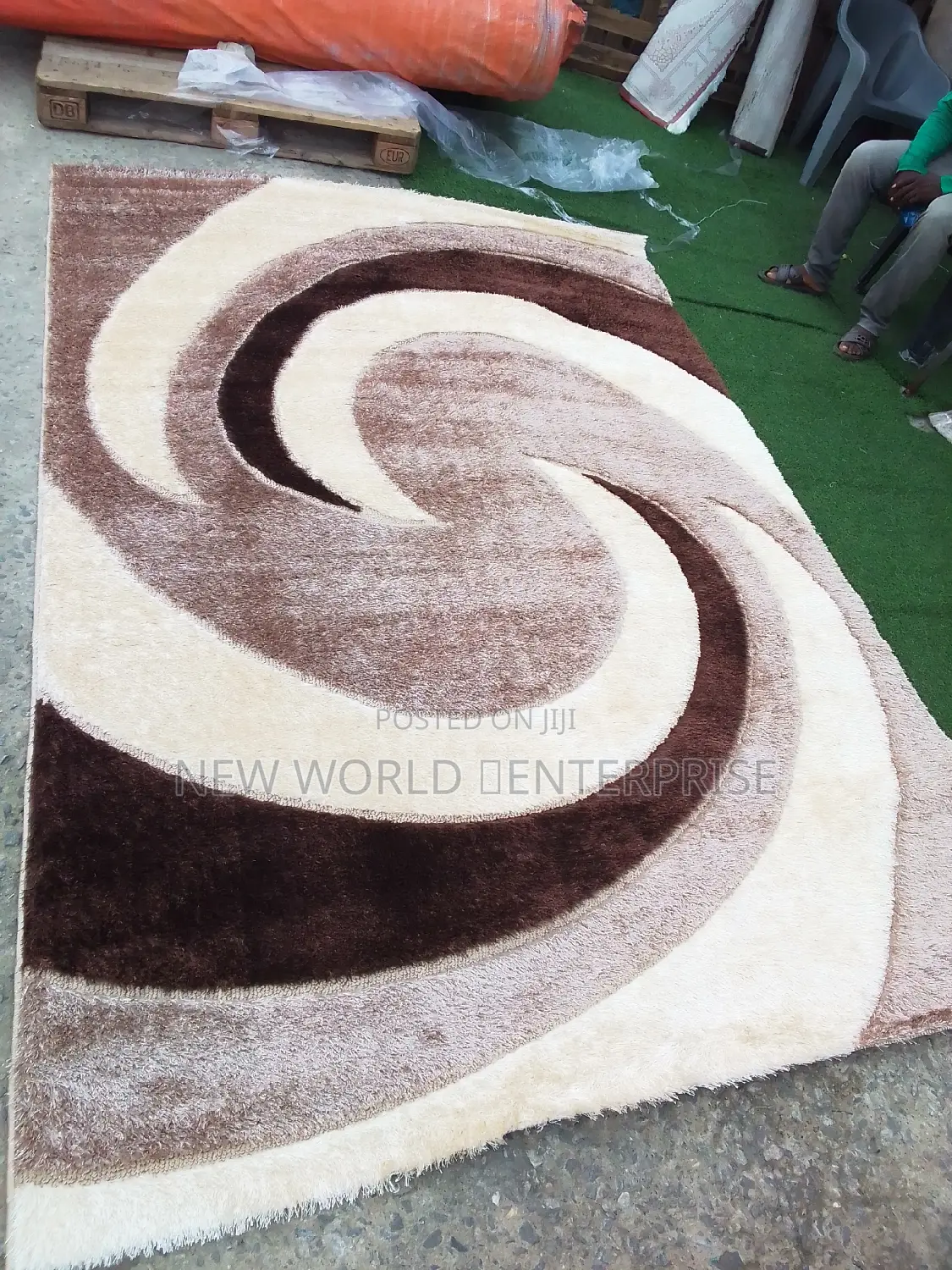 7by10 Feets Modern Turkish Shaggy Centre Rug