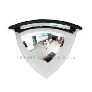 Quarter Dome Acrylic Mirror, 18" Dia.