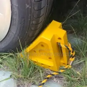 Black Rubber Wheel Chock