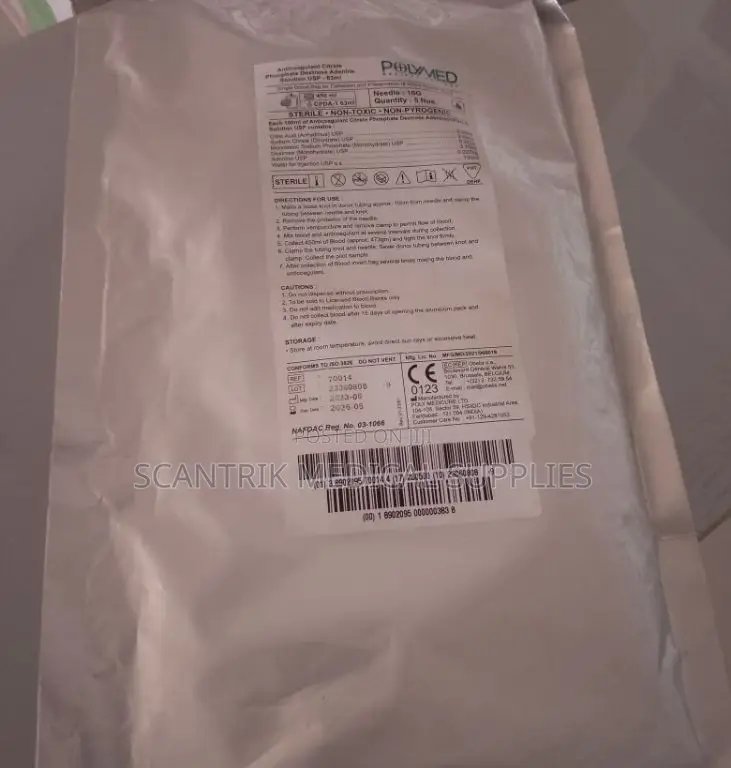 Blood Transfusion Bag