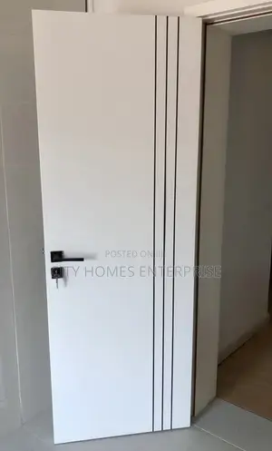 White 900mm Turkish Hardwood Room Door