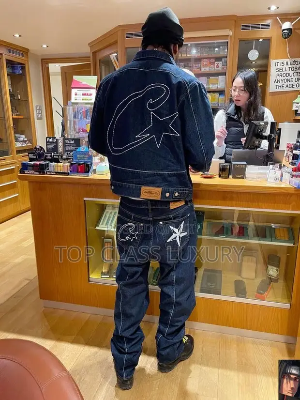 Corteiz Denim JACKET BLACK セットアップ img03074_src.jpg