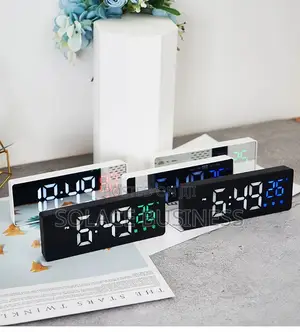 Digital Table Clock With Alarm And Temperature