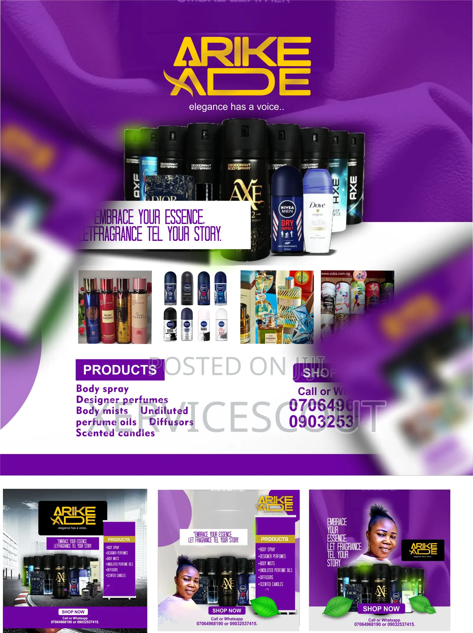 Design and Print Flyers.
