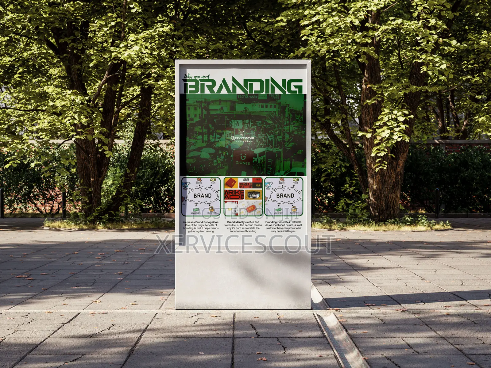 Design and Print Flyers.