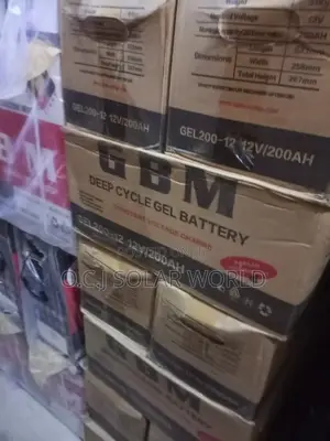 GBM 200ah Solar Battery Dry Cell