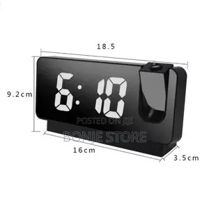 Digital Alarm Clock Led Screen Projection Desktop Clock