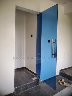 Swing Door Blue Glass