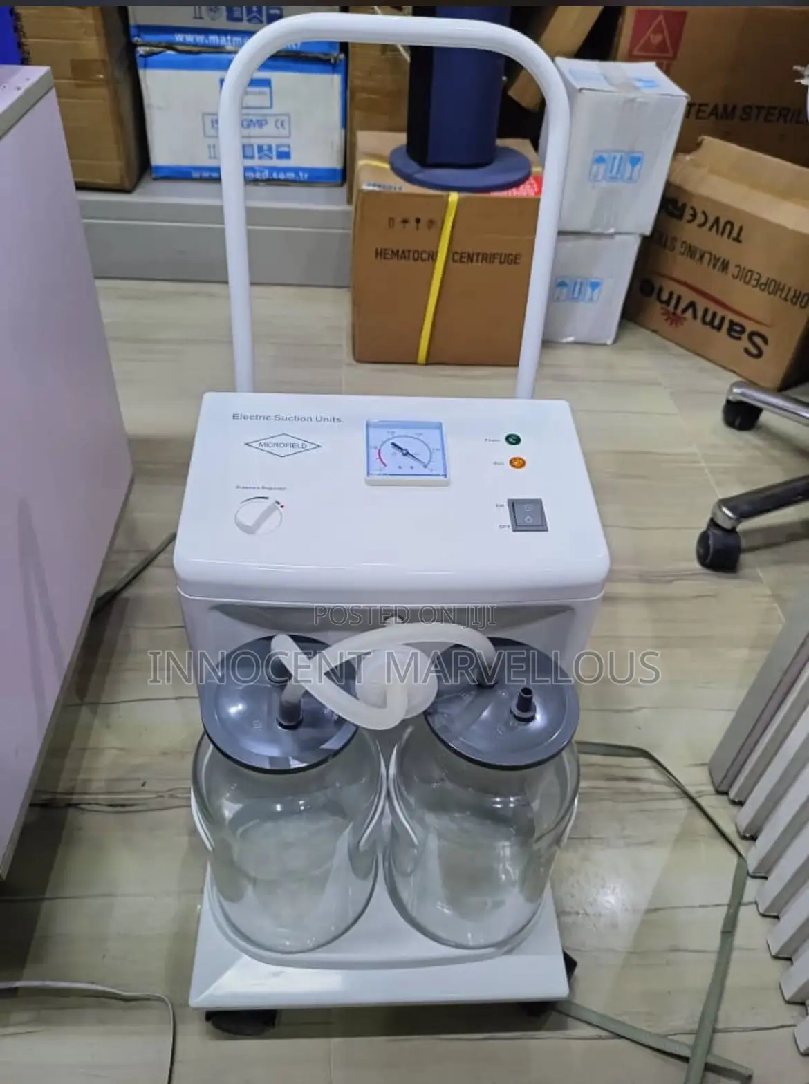 Double Bottle Sunction Machine