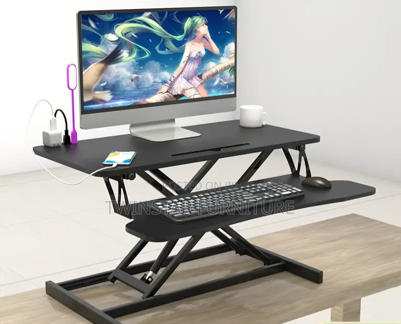 New Modern Adjustable Laptop Table With USB Cup Holder