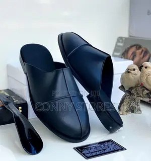 Premium Black Balenciaga Half Shoe