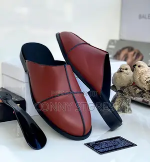 Premium Brown Balenciaga Half Shoe