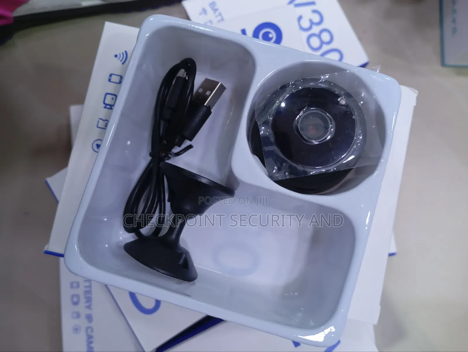 A9 Wifi Camera With Back Battery.
