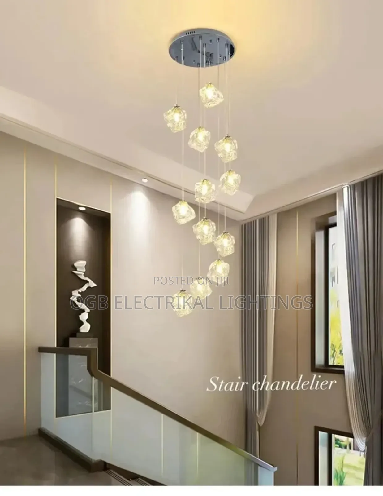 Staircase Pendant Chandelier