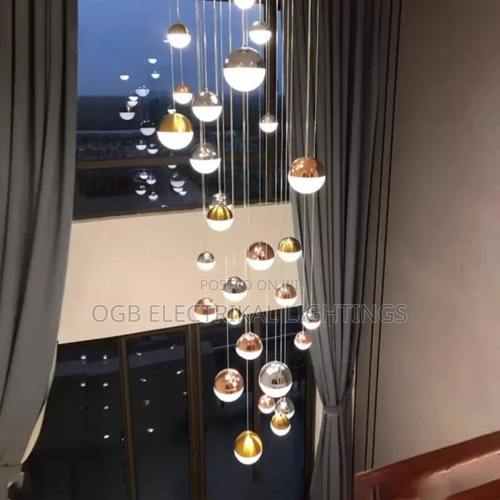 Staircase Pendant Chandelier