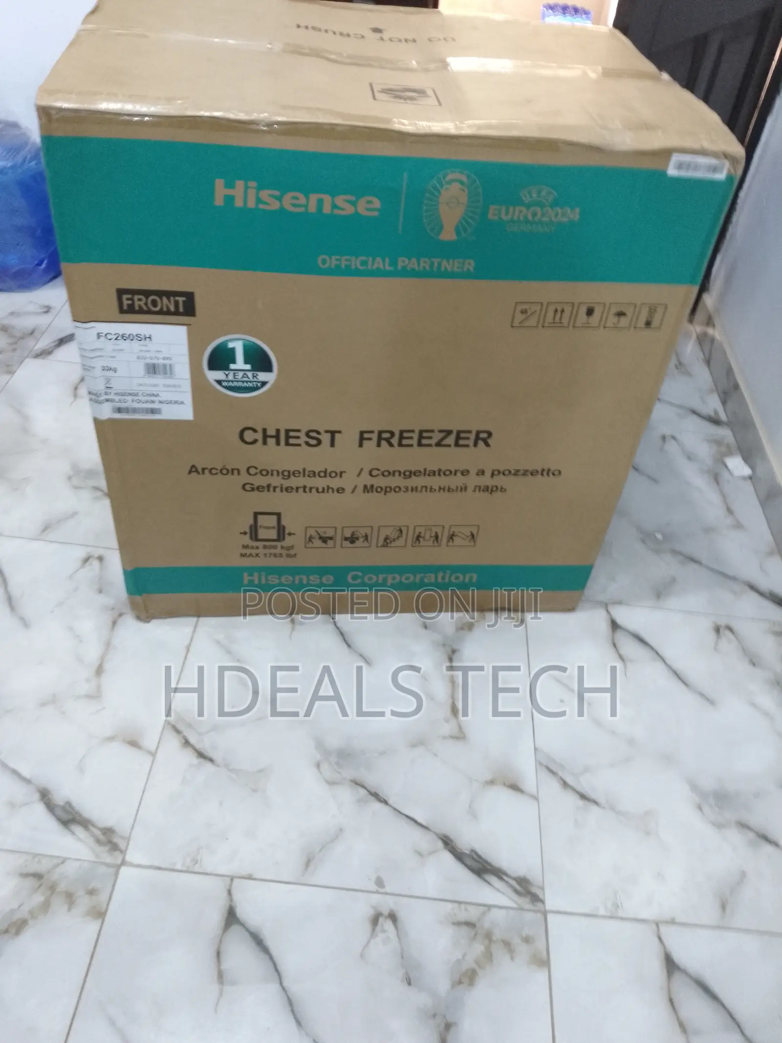 Rliable Hisense 198 Litres Deep Freezer.