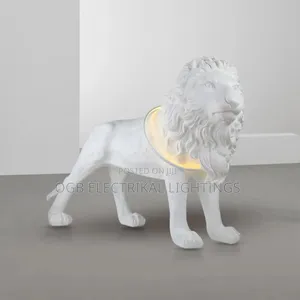 Nordic Lion Sculpture Floor Lamp
