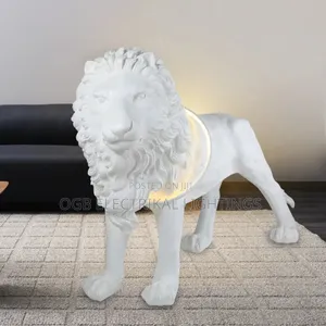 Nordic Lion Sculpture Floor Lamp