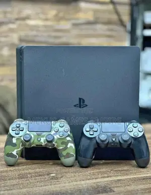 Ps4 Slim + Extra Controller + 9 Games Installed E.G Fc25,Mk, Car Race