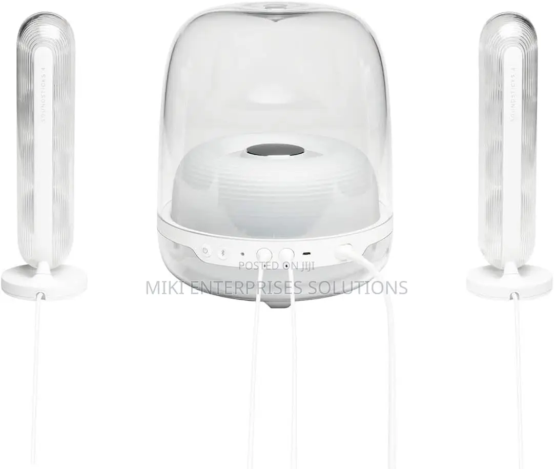 Harman Kardon Soundsticks 4 Wireless Bluetooth Speaker - Whi