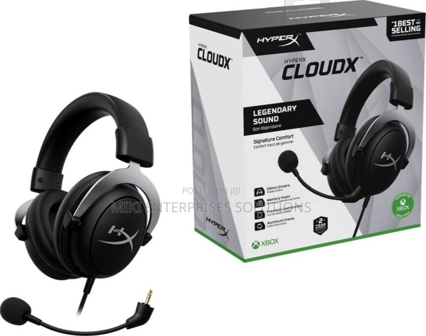 Hyperx Cloudx Gaming Headset for Xbox (Black Silver