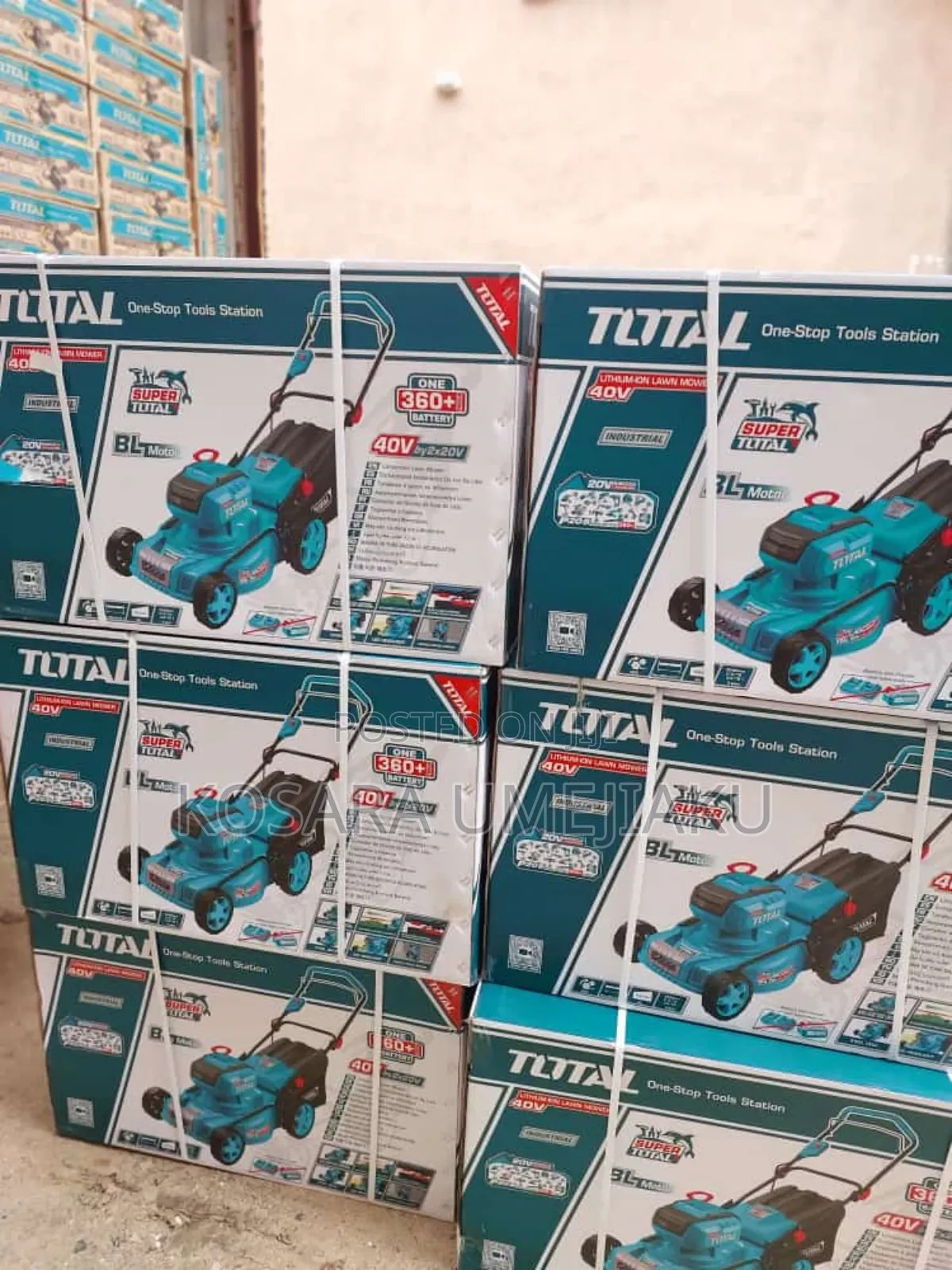 Total Cordless Lawn Mower 40v