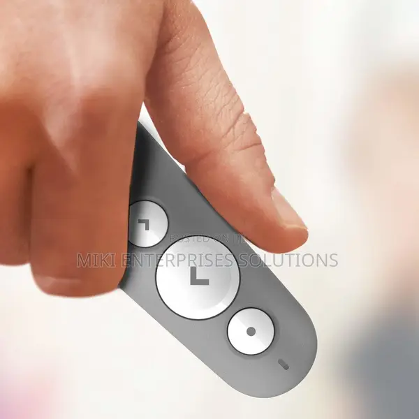 Log Wireless Presenter R500 Mid Grey