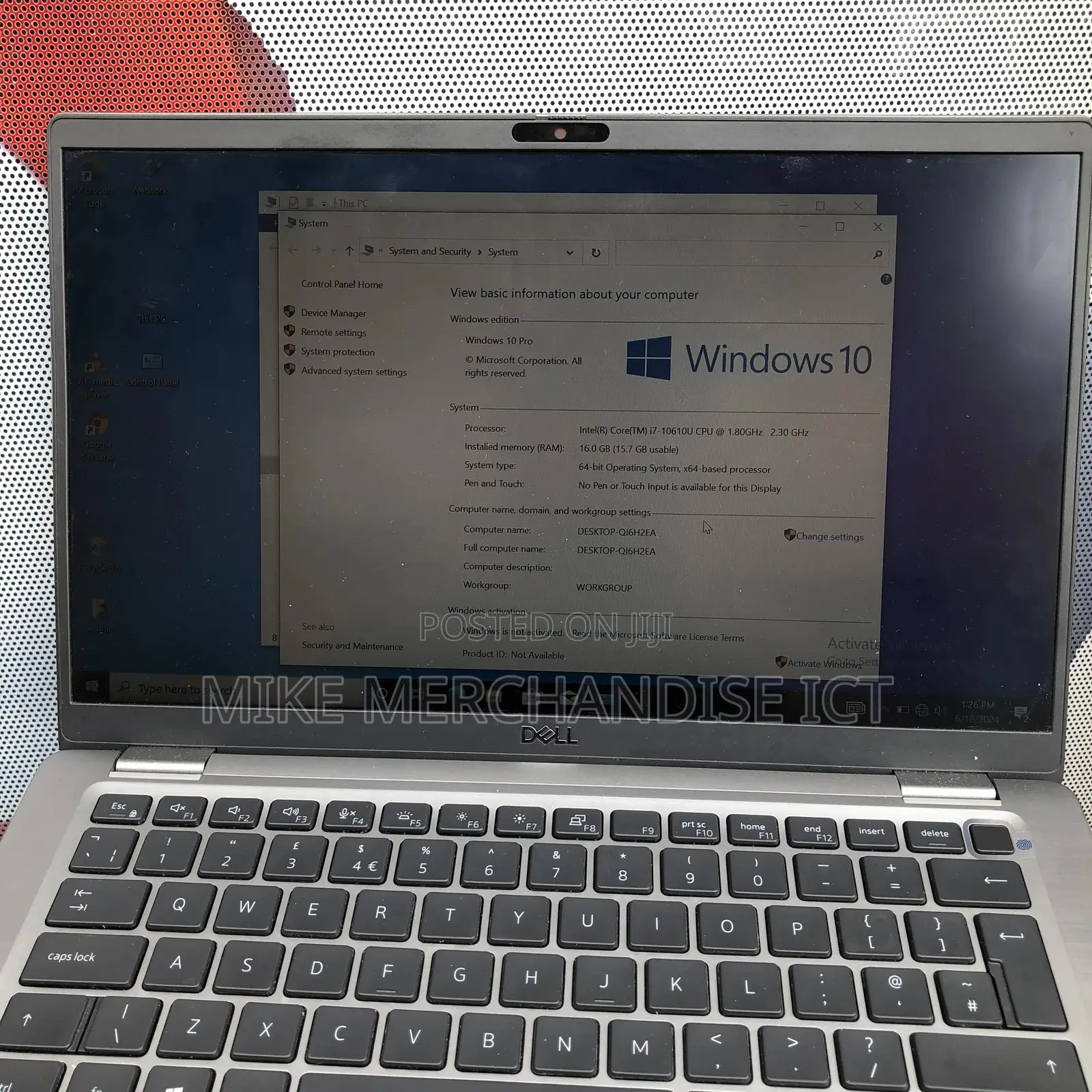 Laptop Dell Latitude 7410 16GB Intel Core I7 SSD 512GB