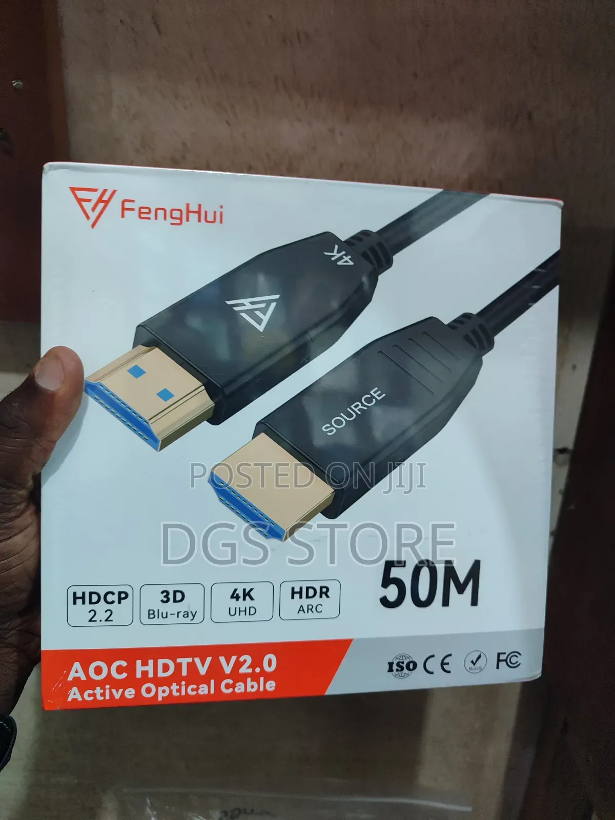 Feng Hui AOC Active Optical Cable 50m HDMI Cable