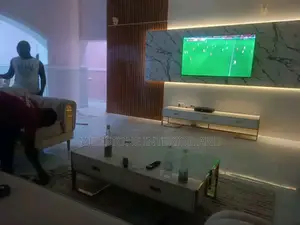 Extra Length Tv Wall Panel With Wall Units and Console