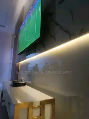 Extra Length Tv Wall Panel With Wall Units and Console