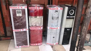 Foreign Used Top Loader Water Dispenser W/Fridge at Bottom
