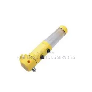 Red Beacon Safety Light and Magnetic Base