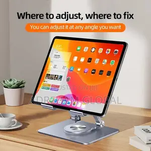 Adjustable Aluminum Laptop/Tablet Stand,360°Rotatable Holder