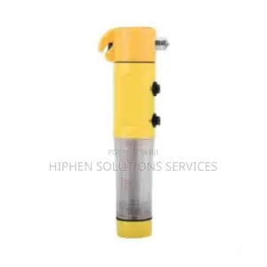 Flashing Light Beacon Torch Seat Belt Cutter