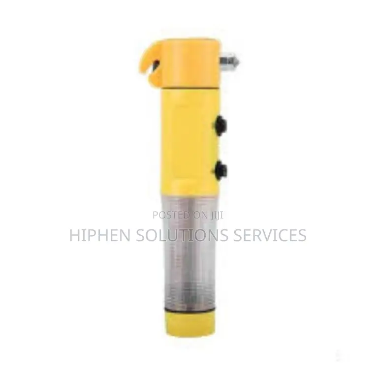 Flashing Light Beacon Torch Seat Belt Cutter