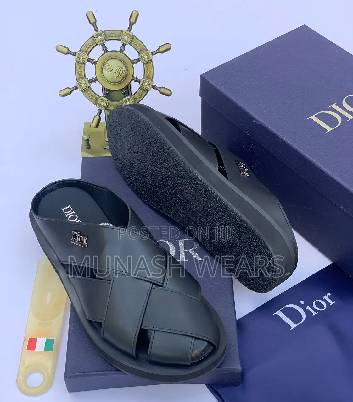 Classic Dior Basket Mule Design