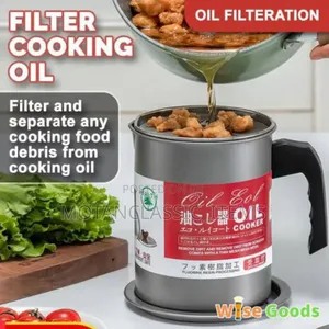 Stainless Steel Oil Filter/Sieve Storage Container 1.8ltrs