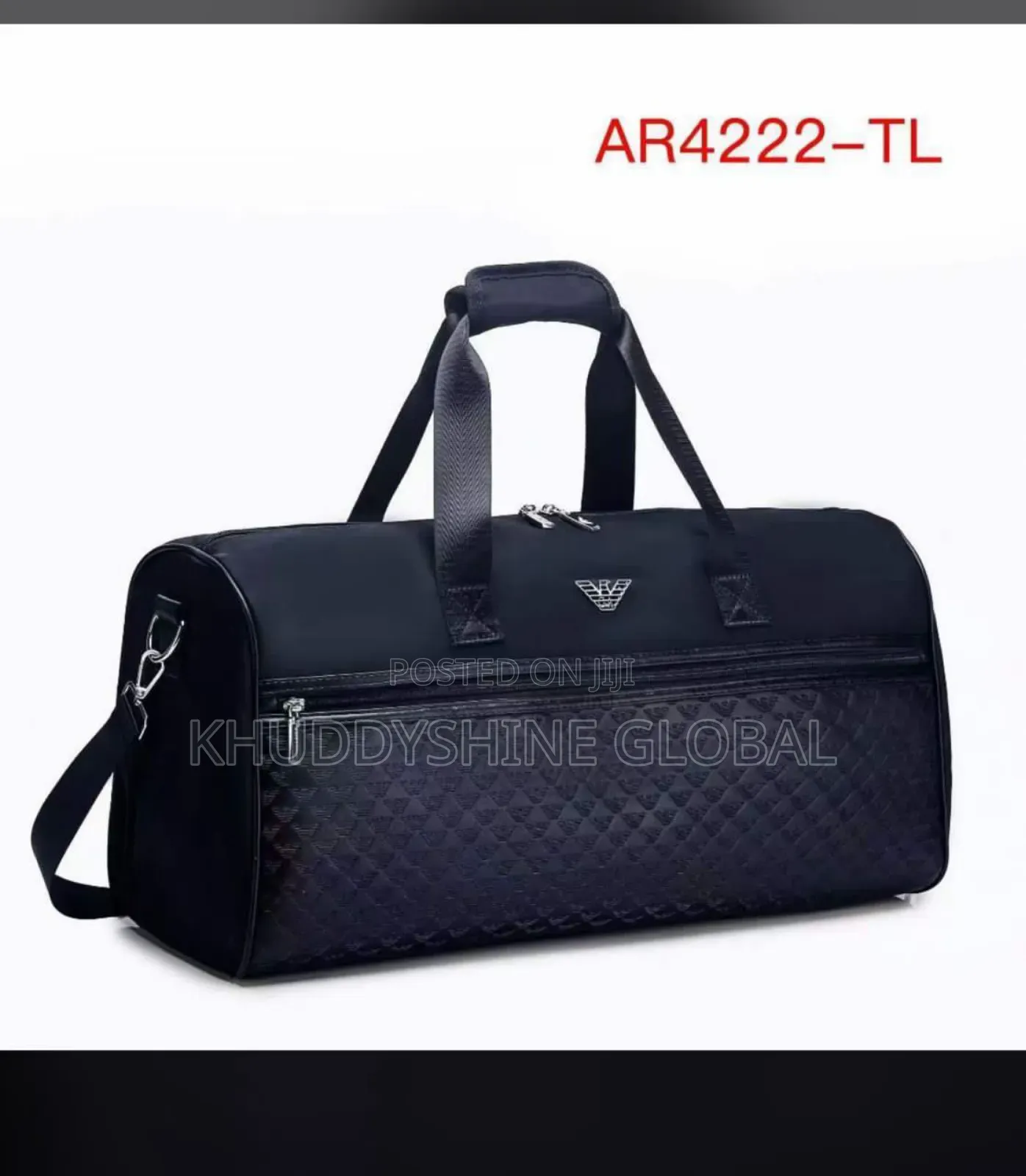 Designer Plain Pattern Duffle Bag