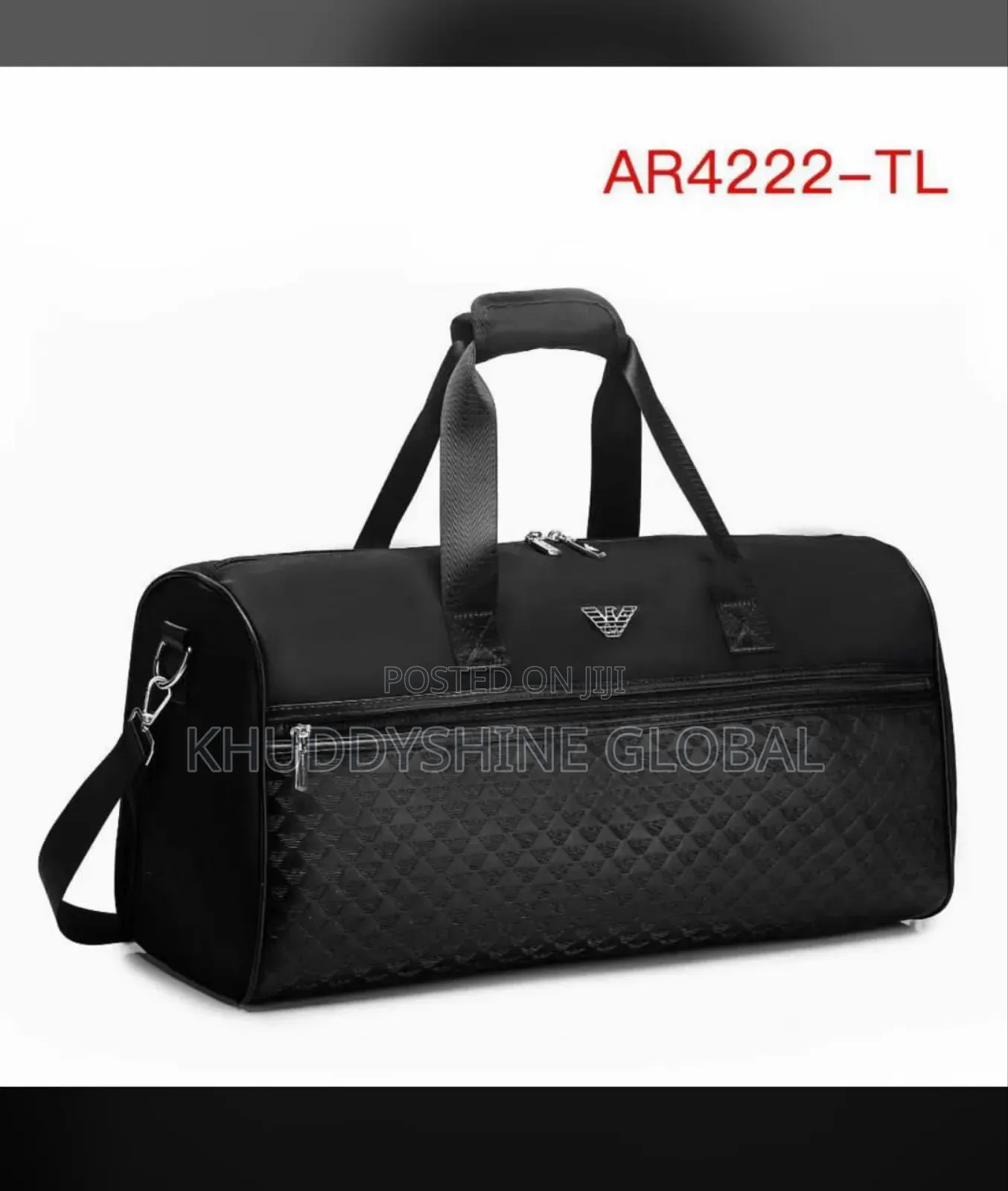 Designer Plain Pattern Duffle Bag