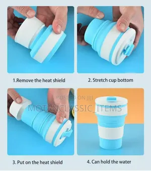 Silicone Collapsible Coffee Cup (Foldable Cup) Souvenirs and Printable