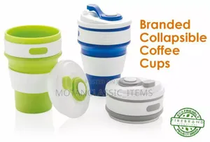 Silicone Collapsible Coffee Cup (Foldable Cup) Souvenirs and Printable
