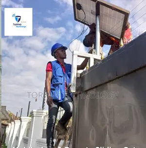 Installation of Solar Panel for Gate Automation