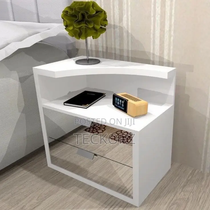 Bedside Table Nightstand With Drawer Cabinet
