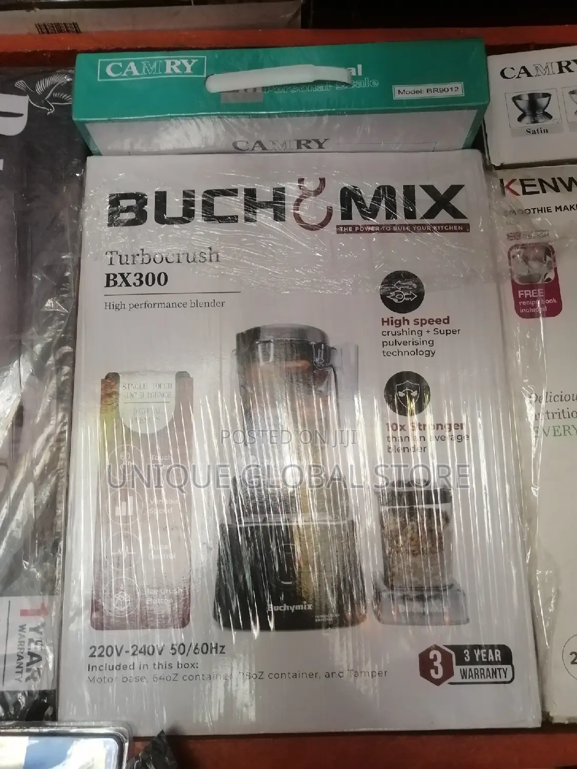 Turbocrush Professional Plus Digital Blender BX300- Black
